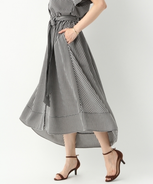 A part by（アパートバイ）の「PカイキンボタンワンピースSS　794379（ワンピース・レディース・ブラック系その他/ブラック系その他2/ネイビー/ライトブルー/ベージュ系その他/ブルー系その他/ブルー系その他2・FREE）」の8枚目の写真