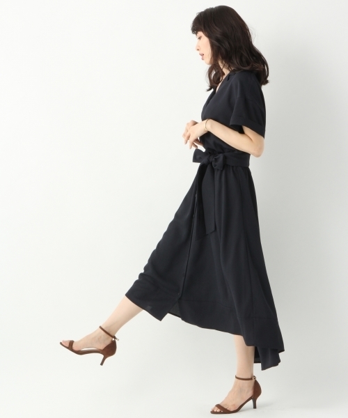 A part by（アパートバイ）の「PカイキンボタンワンピースSS　794379（ワンピース・レディース・ブラック系その他/ブラック系その他2/ネイビー/ライトブルー/ベージュ系その他/ブルー系その他/ブルー系その他2・FREE）」の18枚目の写真