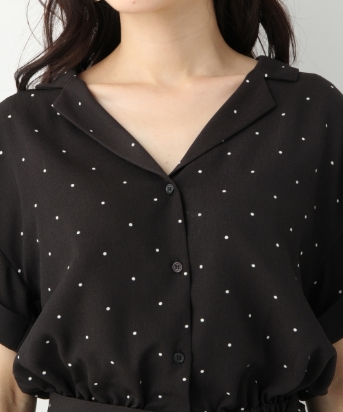 A part by（アパートバイ）の「PカイキンボタンワンピースSS　794379（ワンピース・レディース・ブラック系その他/ブラック系その他2/ネイビー/ライトブルー/ベージュ系その他/ブルー系その他/ブルー系その他2・FREE）」の13枚目の写真