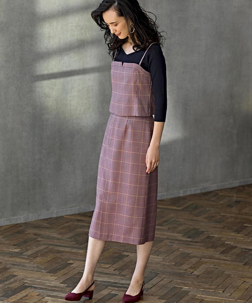 green label relaxing（グリーンレーベルリラクシング）の「[手洗い可能] KFC リブ ハートネック ニット ◆（ニット/セーター・レディース・ライトグレー/パープル/ネイビー/ピンク/ケリー・FREE）」の15枚目の写真