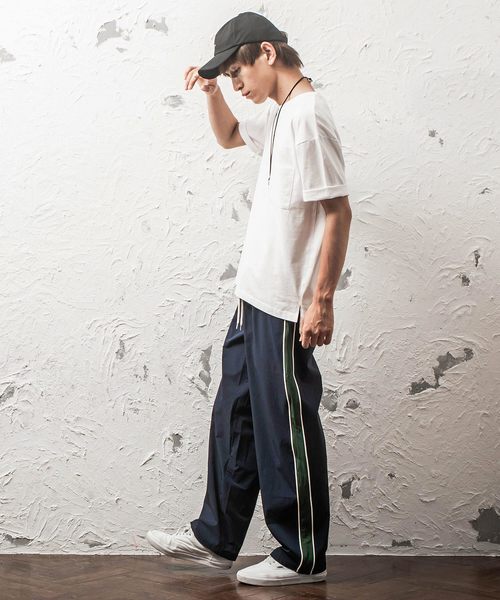 MinoriTY(マイノリティ)の「トラックワイドパンツ(その他パンツ・メンズ・ブラック/ベージュ/ネイビー・M/L)」の6枚目の写真