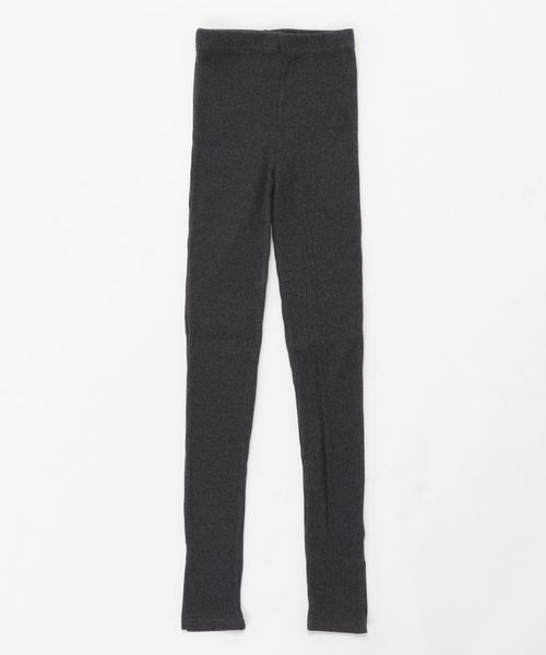 rps（アールピーエス）の「スリット入りリブレギンス（レギンス/スパッツ・レディース・グレー/チャコールグレー/ブラック/ベージュ・M）」の15枚目の写真