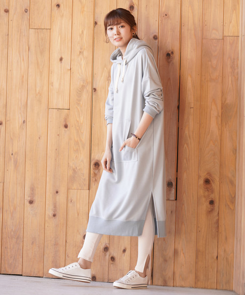 rps（アールピーエス）の「スリット入りリブレギンス（レギンス/スパッツ・レディース・グレー/チャコールグレー/ブラック/ベージュ・M）」の16枚目の写真