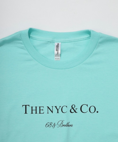 68&brothers(シックスティエイトアンドブラザーズ)の「68&BROTHERS シックスティーエイトアンドブラザーズ / "THENYC&Co." L/S Tee(Tシャツ/カットソー・メンズ・ミント/アクア/ブラック/ホワイト・MEDIUM/LARGE/X-LARGE/XX-LARGE/SMALL)」の6枚目の写真