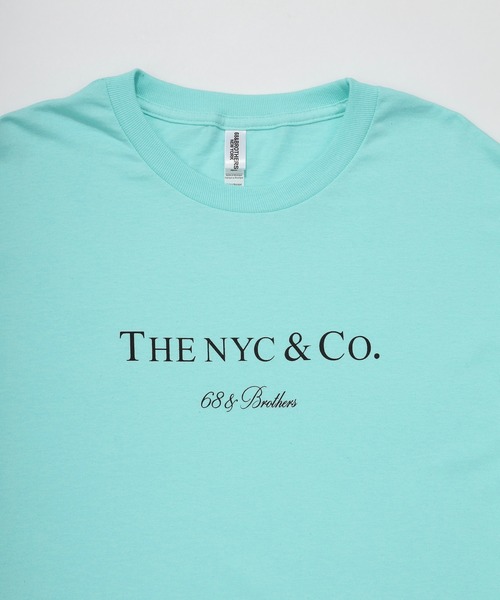 68&brothers(シックスティエイトアンドブラザーズ)の「68&BROTHERS シックスティーエイトアンドブラザーズ / "THENYC&Co." L/S Tee(Tシャツ/カットソー・メンズ・ミント/アクア/ブラック/ホワイト・MEDIUM/LARGE/X-LARGE/XX-LARGE/SMALL)」の7枚目の写真