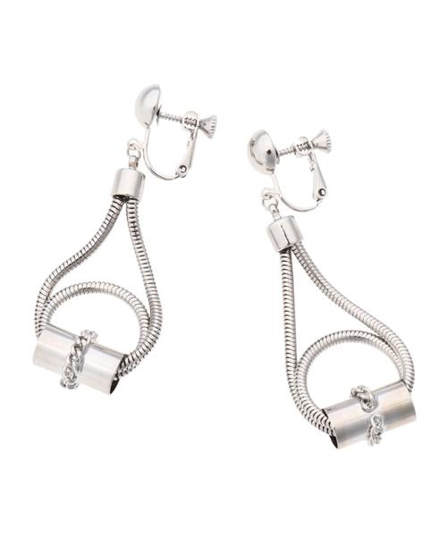 YECCA VECCA（イェッカヴェッカ）の「・チェーンデザインイヤリング（イヤリング・レディース・シルバー/ゴールド・FREE）」の6枚目の写真