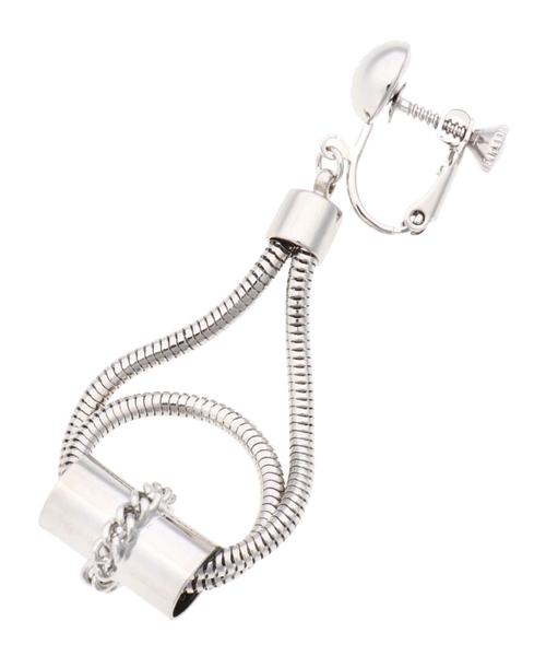 YECCA VECCA（イェッカヴェッカ）の「・チェーンデザインイヤリング（イヤリング・レディース・シルバー/ゴールド・FREE）」の7枚目の写真