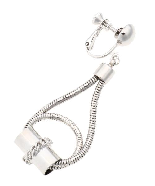 YECCA VECCA（イェッカヴェッカ）の「・チェーンデザインイヤリング（イヤリング・レディース・シルバー/ゴールド・FREE）」の3枚目の写真