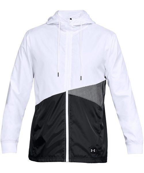 UNDER ARMOUR（アンダーアーマー）の「メンズライフスタイルジャケット / スポーツスタイル ウィンドブレイカー【セットアップ対応商品】（ナイロンジャケット・メンズ・ホワイト×ブラック/ブラック系その他/カリビアンブルー/ブラック・XXL/3XL/MD/SM/LG/XL）」の12枚目の写真
