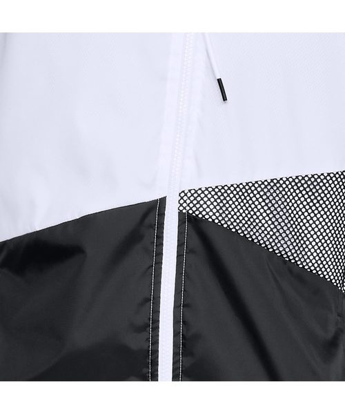 UNDER ARMOUR（アンダーアーマー）の「メンズライフスタイルジャケット / スポーツスタイル ウィンドブレイカー【セットアップ対応商品】（ナイロンジャケット・メンズ・ホワイト×ブラック/ブラック系その他/カリビアンブルー/ブラック・XXL/3XL/MD/SM/LG/XL）」の8枚目の写真