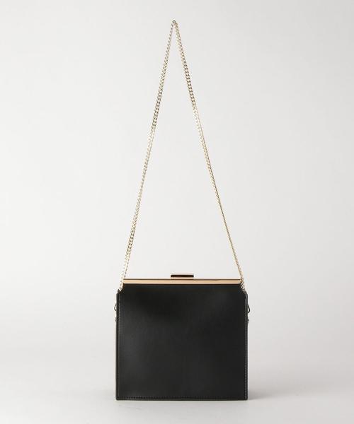 BEAUTY&YOUTH UNITED ARROWS(ビューティーアンドユースユナイテッドアローズ)の「BY DRESS ガマグチショルダーバッグ -3WAY-(ショルダーバッグ・レディース・シルバー/ブラック・FREE)」の3枚目の写真