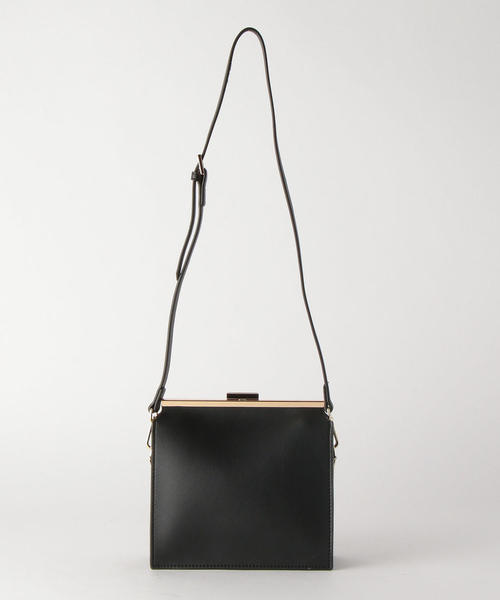 BEAUTY&YOUTH UNITED ARROWS(ビューティーアンドユースユナイテッドアローズ)の「BY DRESS ガマグチショルダーバッグ -3WAY-(ショルダーバッグ・レディース・シルバー/ブラック・FREE)」の5枚目の写真