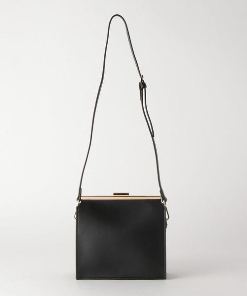 BEAUTY&YOUTH UNITED ARROWS(ビューティーアンドユースユナイテッドアローズ)の「BY DRESS ガマグチショルダーバッグ -3WAY-(ショルダーバッグ・レディース・シルバー/ブラック・FREE)」の7枚目の写真