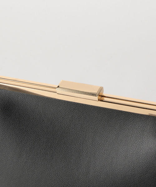 BEAUTY&YOUTH UNITED ARROWS(ビューティーアンドユースユナイテッドアローズ)の「BY DRESS ガマグチショルダーバッグ -3WAY-(ショルダーバッグ・レディース・シルバー/ブラック・FREE)」の12枚目の写真