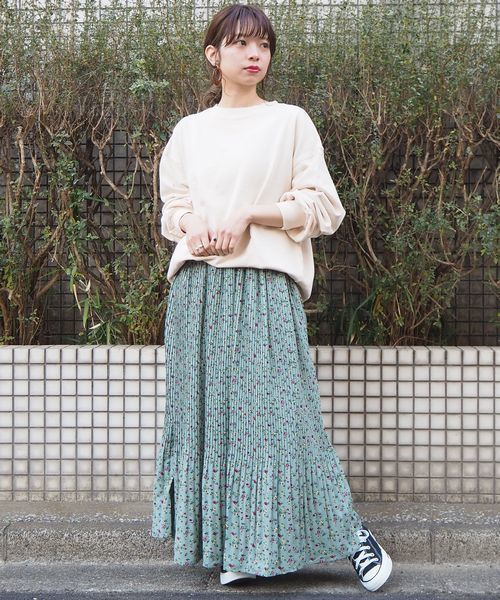 tiptop（ティップトップ）の「アソート消しプリーツロングスカート（スカート・レディース・ブラック/A/B/C/D/E/アイボリー/ダークグレー/G・FREE）」の22枚目の写真