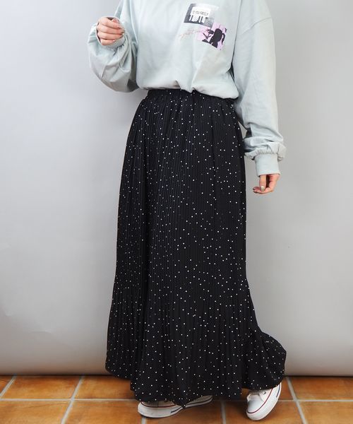 tiptop（ティップトップ）の「アソート消しプリーツロングスカート（スカート・レディース・ブラック/A/B/C/D/E/アイボリー/ダークグレー/G・FREE）」の14枚目の写真