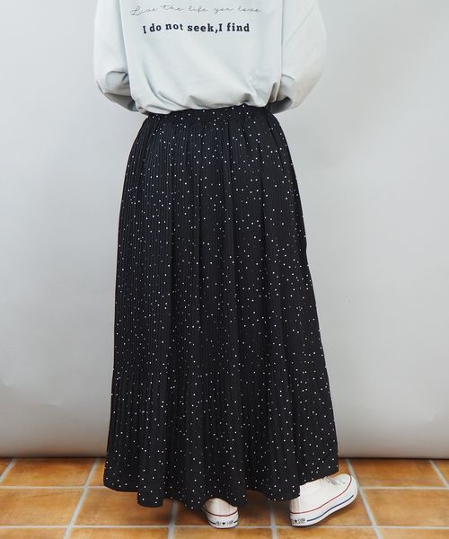 tiptop（ティップトップ）の「アソート消しプリーツロングスカート（スカート・レディース・ブラック/A/B/C/D/E/アイボリー/ダークグレー/G・FREE）」の12枚目の写真