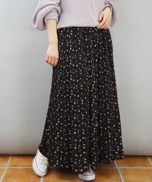 tiptop（ティップトップ）の「アソート消しプリーツロングスカート（スカート・レディース・ブラック/A/B/C/D/E/アイボリー/ダークグレー/G・FREE）」の11枚目の写真