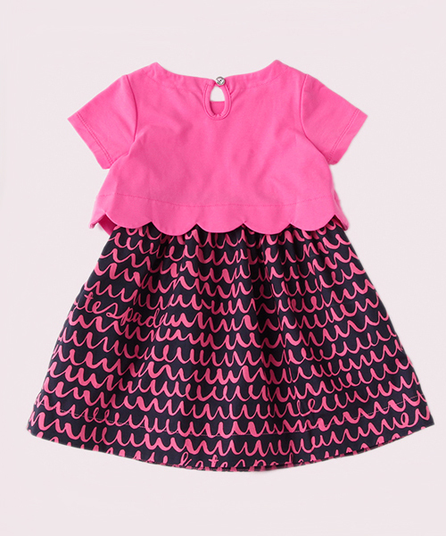 セール インファント トドラー ポップ スカラップ ドレス ワンピース Kate Spade New York Childrenswear ケイトスペードニューヨーク のファッション通販 Zozotown