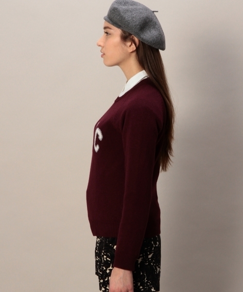 BEAUTY&YOUTH UNITED ARROWS（ビューティーアンドユースユナイテッドアローズ）の「BYBC NYC 8G クルーネックニットプルオーバー/ブラック・グレー・ワインレッド ◆（ニット/セーター・レディース・ブラック/グレー/ワインレッド・フリー）」の5枚目の写真