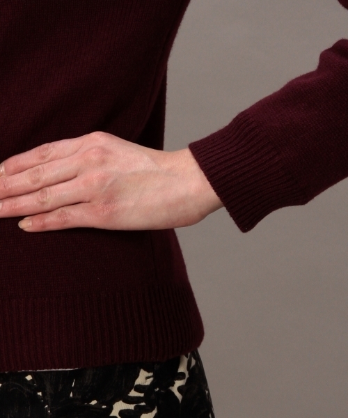 BEAUTY&YOUTH UNITED ARROWS（ビューティーアンドユースユナイテッドアローズ）の「BYBC NYC 8G クルーネックニットプルオーバー/ブラック・グレー・ワインレッド ◆（ニット/セーター・レディース・ブラック/グレー/ワインレッド・フリー）」の8枚目の写真