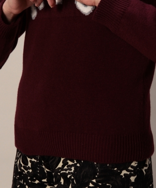 BEAUTY&YOUTH UNITED ARROWS（ビューティーアンドユースユナイテッドアローズ）の「BYBC NYC 8G クルーネックニットプルオーバー/ブラック・グレー・ワインレッド ◆（ニット/セーター・レディース・ブラック/グレー/ワインレッド・フリー）」の9枚目の写真