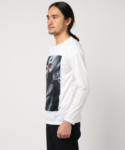 おしゃれスタ(オシャレスタ)の「ガールズフォトプリントロングTシャツ(KU)(Tシャツ/カットソー・メンズ・A/B/C/D/E/F・M/L)」の8枚目の写真