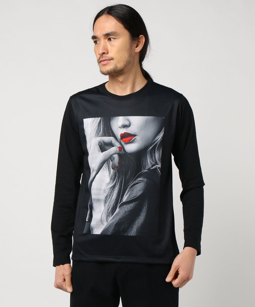 おしゃれスタ(オシャレスタ)の「ガールズフォトプリントロングTシャツ(KU)(Tシャツ/カットソー・メンズ・A/B/C/D/E/F・M/L)」の10枚目の写真
