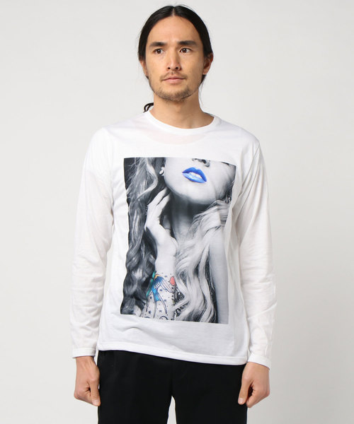 おしゃれスタ(オシャレスタ)の「ガールズフォトプリントロングTシャツ(KU)(Tシャツ/カットソー・メンズ・A/B/C/D/E/F・M/L)」の11枚目の写真