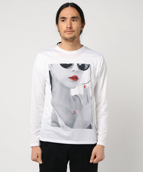 おしゃれスタ(オシャレスタ)の「ガールズフォトプリントロングTシャツ(KU)(Tシャツ/カットソー・メンズ・A/B/C/D/E/F・M/L)」の13枚目の写真