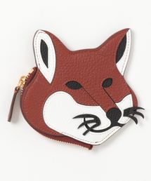 LEATHER FOX HEAD COIN PURSE（コインケース）｜Maison Kitsune