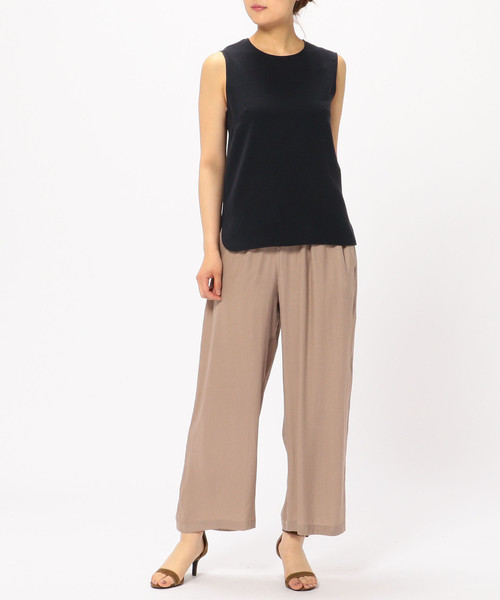 Liesse（リエス）の「ノースリーブブラウス（シャツ/ブラウス・レディース・オフホワイト/ブラック/ネイビー・FREE）」の4枚目の写真