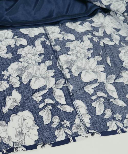 reca（レカ）の「花柄フレアロングスカート（スカート・レディース・ブラック/ネイビー/オレンジ系その他・FREE）」の15枚目の写真