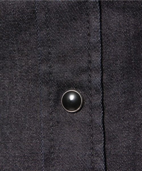 And A（アンドエー）の「WESTERN SHIRTS (Lee)（シャツ/ブラウス・メンズ・ネイビー・LARGE/SMALL/MEDIUM）」の8枚目の写真