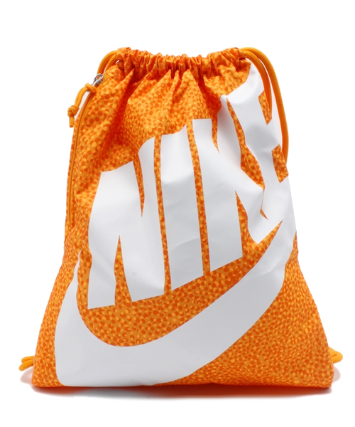 NIKE（ナイキ）の「ナイキ ヘリテージ ジムサック 巾着 NIKE HERITAGE GYMSACK BA3329（バックパック/リュック・メンズ・ブラック/オレンジ/グリーン/イエロー/ブルー・ONE SIZE）」の5枚目の写真
