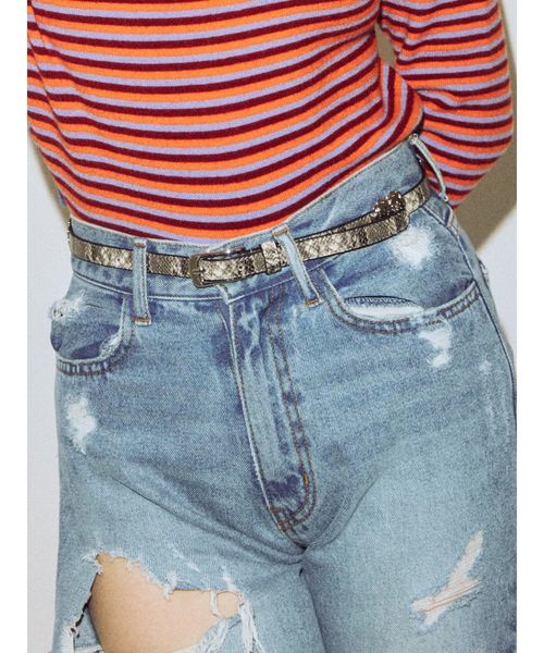 jouetie（ジュエティ）の「ハートコンチョベルト（その他雑貨・レディース・グレー/ブラック/ブルー・FREE）」の5枚目の写真