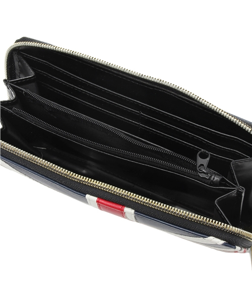 WEGO(ウィゴー)の「WEGO/ユニオンジャックウォレット(財布・メンズ・ブラック/ネイビー・FREE)」の6枚目の写真