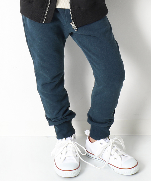 devirock（デビロック）の「スウェット裾リブパンツ（その他パンツ・キッズ・ブラック/杢グレー/ネイビー/ブルー系その他/グリーン系その他/カーキ/パープル系その他/パープル・80ｃｍ/90cm/95cm/100cm/110cm/120cm/130cm/140cm/150cm/160cm）」の7枚目の写真