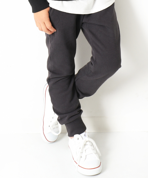 devirock（デビロック）の「スウェット裾リブパンツ（その他パンツ・キッズ・ブラック/杢グレー/ネイビー/ブルー系その他/グリーン系その他/カーキ/パープル系その他/パープル・80ｃｍ/90cm/95cm/100cm/110cm/120cm/130cm/140cm/150cm/160cm）」の8枚目の写真