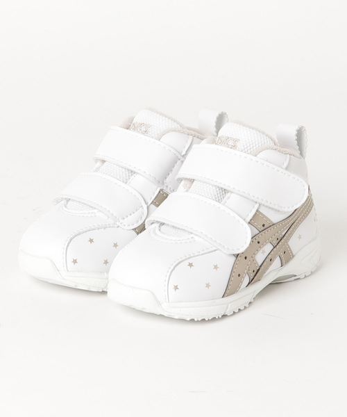 SUKUSUKU（スクスク）の「ASICS KIDS（アシックスキッズ）SUKU2（スクスク）　　GD.RUNNERBABY SL-MID（スニーカー・キッズ・ホワイト×ゴールド・14.5cm/15.5cm/13.5cm/15.0cm/16.0cm/14.0cm/13.0cm）」の5枚目の写真