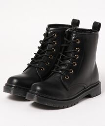 【Zipper】 レースアップ ショートブーツ
