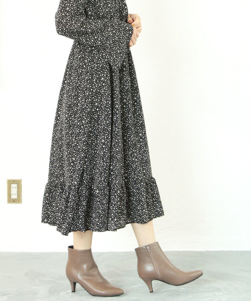 SESTO（セスト）の「レオパード柄カシュクールワンピース（ワンピース・レディース・ブラック・M）」の4枚目の写真