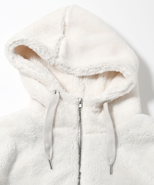 Starting Over(スターティングオーバー)の「スーパービッグシルエット もこもこボアフードブルゾン(ブルゾン・メンズ・オフホワイト/ブラック/ベージュ/チャコール・M/L/XL)」の20枚目の写真