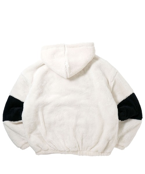 Starting Over(スターティングオーバー)の「スーパービッグシルエット もこもこボアフードブルゾン(ブルゾン・メンズ・オフホワイト/ブラック/ベージュ/チャコール・M/L/XL)」の14枚目の写真