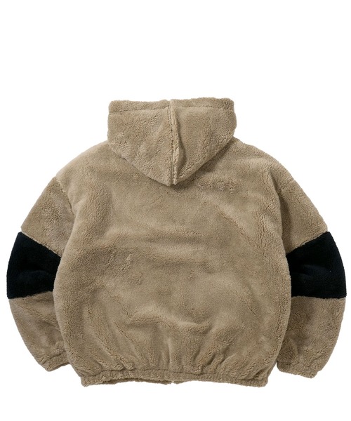 Starting Over(スターティングオーバー)の「スーパービッグシルエット もこもこボアフードブルゾン(ブルゾン・メンズ・オフホワイト/ブラック/ベージュ/チャコール・M/L/XL)」の19枚目の写真