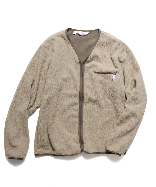 Battenwear(バテンウエア)の「Battenwear/バテンウエア Lodge Cardigan ボアカーディガン(ブルゾン・メンズ・チャコールグレー/ベージュ/オリーブ・M/L)」の7枚目の写真