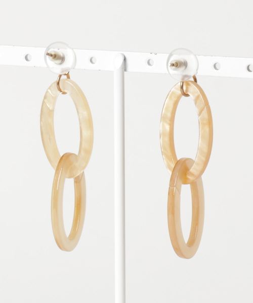 vovo(ヴォーヴォー)の「ピアス フープ リング ストーン風 樹脂 カジュアル デザイン(ピアス(両耳用)・レディース・A/B/C/D/E/F/G/H/I/J/K/L/M/N/O/P/Q/R・FREE)」の19枚目の写真