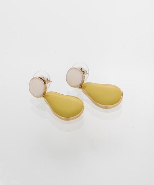 vovo(ヴォーヴォー)の「ピアス フープ リング ストーン風 樹脂 カジュアル デザイン(ピアス(両耳用)・レディース・A/B/C/D/E/F/G/H/I/J/K/L/M/N/O/P/Q/R・FREE)」の11枚目の写真