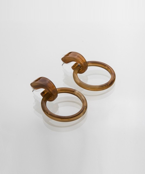 vovo(ヴォーヴォー)の「ピアス フープ リング ストーン風 樹脂 カジュアル デザイン(ピアス(両耳用)・レディース・A/B/C/D/E/F/G/H/I/J/K/L/M/N/O/P/Q/R・FREE)」の14枚目の写真