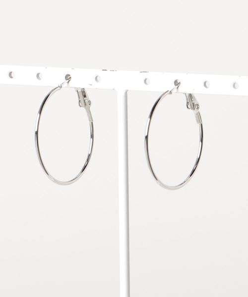 vovo(ヴォーヴォー)の「ピアス フープ リング ストーン風 樹脂 カジュアル デザイン(ピアス(両耳用)・レディース・A/B/C/D/E/F/G/H/I/J/K/L/M/N/O/P/Q/R・FREE)」の21枚目の写真